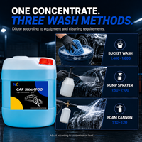 Shampooing auto haute concentration pour canon à mousse, lavage en seau et pulvérisateur à pompe – Nettoyage professionnel de l'extérieur des véhicules