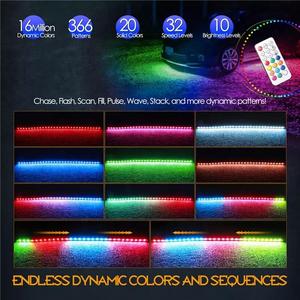 ไฟนีออนไล่สีสำหรับตกแต่งแชสซีของรถยนต์150X60ใต้ตัวรถมีไฟเรืองแสงข้างใต้ท้องรถ - Product Image 3