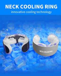 2023년 신제품 OEM 쿨링 넥튜브 피트니스 골프용 TPU PCM 넥쿨러 링, 안면 홍조 또는 발열 완화용 - Product Image 5