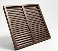 Volets en aluminium en forme de Z Windowmate pour l'ombrage des façades d'hôtels en extérieur, design moderne, volets écologiques