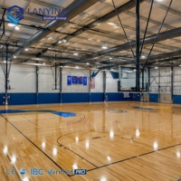 Pabellón Deportivo de Baloncesto con Estructura de Acero - Arena de Competición de Gran Vano Libre, Estructura Anticorrosión Q355B