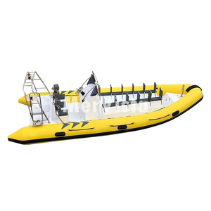 Bateaux pneumatiques de luxe de 7 m en caoutchouc Barvoy Patrol Cruising Orca en aluminium Hypalon avec moteur hors-bord - Product Image 2