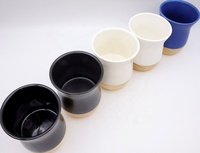 Tasses à Yerba Maté en Porcelaine Mate Glaçurée de Haute Qualité, Personnalisables en Gros, avec Base en Bois
