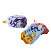 Haute pour pochette à bec imprimé gravure pour jus de soda et purée de fruits-Sacs d'emballage debout avec capuchon à bec