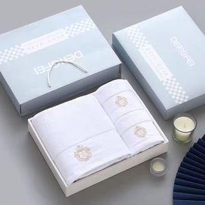 Juego de Toallas de Baño Grandes Multifuncionales Personalizadas en Negro Mate, con Logotipo Personalizado, Toallas de Algodón de Lujo Suaves con Calidad de Hotel - Product Image 1