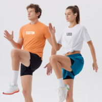 Oem Vêtements de sport de gym unisexe d'été pour la course à pied Séchage rapide Respirant Impression Blanc 170Gsm Nylon Personnalisé T-shirts pour hommes T Shirt pour hommes
