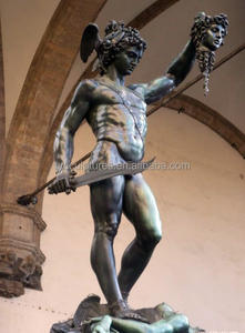 Famosa statua di <span class=keywords><strong>medusa</strong></span> che uccide <span class=keywords><strong>perseus</strong></span> in bronzo per la decorazione del giardino - Product Image 6