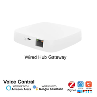 Hub intelligent Zigbee Tuya TYSH, passerelle intelligente filaire, commande vocale à distance pour Alexa, Google Home, application pour Android