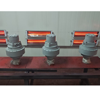 Réducteur de vitesse hydraulique 5t 8t 10t 15t 20t 30t 50t Moteur d'orientation à entraînement planétaire pour grue, excavatrice et plateforme de forage