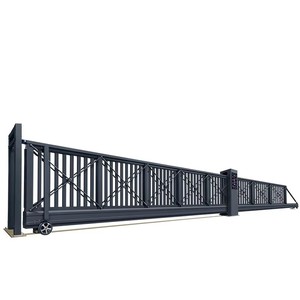 Puerta Corredera Automática de Seguridad Extra Larga y Resistente, Eléctrica, Suspendida, Tipo Cantilever, para Escuelas, Villas, Hospitales, Gimnasios - Suministro de Fábrica - Product Image 1