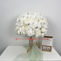 Boule de fleurs artificielles en soie motif Fleur de cerisier et Hirondelle, simple, pour la décoration de scènes de mariage, de fiançailles et de demande en mariage