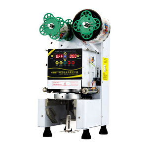 Machine de scellage automatique de gobelets en PP pour boissons (bubble tea, jus, lait) – Scelleuse électrique de gobelets en plastique - Product Image 1