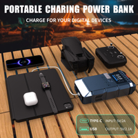 Démarreur portable OEM/ODM 4-en-1 1000A 12V à charge rapide, lumière LED, écran numérique anti-étincelles, gonfleur de pneus 150 PSI, urgence