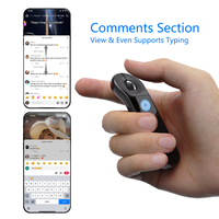 Mouse Inalámbrico 5 en 1, Presentador, Puntero Láser, Control Remoto para TikTok, Pasador de Páginas, Mouse para iPhone, Android y Laptop