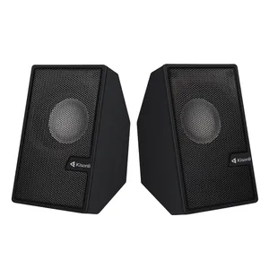 Kisonli Speaker S-555, Sound Sistem Audio Kabel Usb Speaker Profesional dengan 2 Klakson