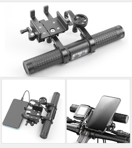 Support de vélo 5-en-1 avec logo personnalisé, phare LED 1200Lm, batterie externe 10000mAh, support de téléphone et support de montre - Product Image 3