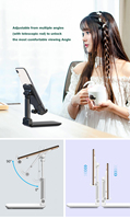 Portable 360 Rotation Smart Gimbal avec suivi automatique Smartphone Support magnétique LiveStreaming Stand Accessoires de téléphone portable