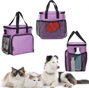 กระเป๋าใส่อุปกรณ์กรูมมิ่งสัตว์เลี้ยงแบบฟรี, กระเป๋าจัดระเบียบอุปกรณ์กรูมมิ่งแมว, กระเป๋าจัดเก็บอุปกรณ์กรูมมิ่งสุนัขสำหรับการกรูมมิ่งสัตว์เลี้ยง - Product Image 2