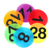 Lot de 12 marqueurs de sol écologiques et colorés de 5 pouces pour enseignants et éducateurs, personnalisables en forme de lettres, pour sièges de classe – Vente chaude
