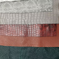 PU-Leder mit Geprägtem Muster, Dehnbar und Lichtundurchlässig, für Outdoor-Heimtextilien und Sofa/Taschen-Verwendung