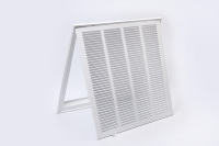 Grille d'aération carrée moderne en plastique et acier thermolaqué, durable, pour plafond, retour d'air, système CVC extérieur, sous-sol