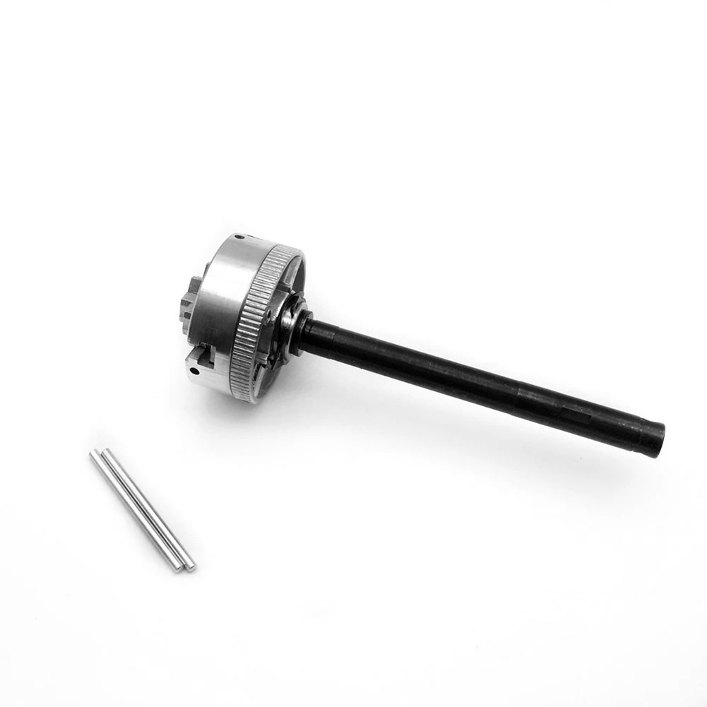 There/Four Jaw Lathe Chuck 104mm M12 Safety Self Centering Chuck Connecting Rod for Household Metal Easily Handle Parts