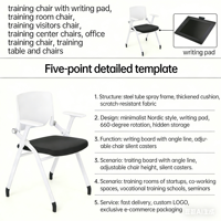 Chaise de bureau en maille de haute qualité avec appui-tête réglable, chaise ergonomique pour salle de classe, formation, bureau d'étude, vente en gros d'usine