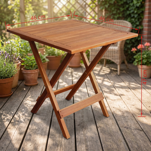 Mesa Plegable de Bambú Moderna y Resistente, Impermeable, Ligera, para Exteriores, Comedor, Muebles Escolares, Sala de Estar, Entrada, Decoración de Hotel - Product Image 1