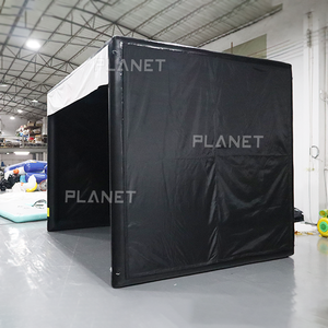 Giá nhà máy Lồng tập golf di động Máy mô phỏng golf bơm hơi Lều bắn với máy chiếu và màn hình - Product Image 4