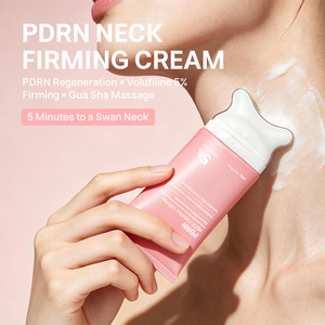 Crème <span class=keywords><strong>anti</strong></span>-rides pour le <span class=keywords><strong>cou</strong></span> au collagène PDRN avec masseur Gua Sha intégré, soin raffermissant Volufiline pour le contour du visage <span class=keywords><strong>et</strong></span> du <span class=keywords><strong>cou</strong></span> - Product Image 2