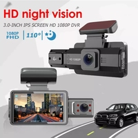 Cámara para Coche Z3 Dashcam 1080P, Cámara de Tablero con Pantalla IPS de 3 Pulgadas, 4 LED IR, Grabadora de Conducción
