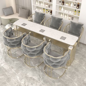 Muebles de Salón para Masajes en Oferta, Mesa de Pedicura con Sillas a Juego, Mesa de Manicura y Masaje con Silla - Product Image 4