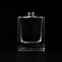 Botol Parfum Kaca Bening Mewah Botol Aroma Kosong untuk Diffuser Aroma Cetak Logo Kustom Diterima