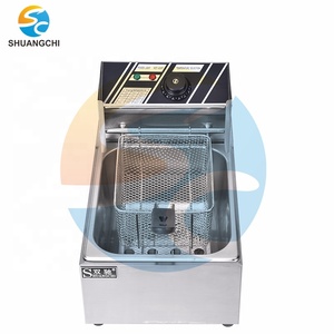 <span class=keywords><strong>Friteuse</strong></span> Électrique Professionnelle à Cuve Unique, <span class=keywords><strong>Grande</strong></span> <span class=keywords><strong>Capacité</strong></span> <span class=keywords><strong>6L</strong></span>, Modèle Comptoir, Vente en Gros - Product Image 1