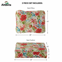 Coussin imperméable extérieur de taie d'oreiller de patio de canapé de meubles de patio de jardin fait sur commande