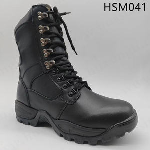 Botas Tácticas Negras ZYF, HSM169, con Puntera <span class=keywords><strong>de</strong></span> Goma Anti-golpes para Cruzar Colinas, Prevención <span class=keywords><strong>de</strong></span> Golpes, para Zonas Forestales, Anti-impactos - Product Image 5