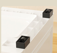 Armoire de rangement convertible épaissie pour vêtements de bébé et d'enfant, idéale pour chambre et hôtel, design moderne et écologique