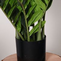 Adorno de Jardín para Oficina, Planta Artificial de Plástico Verde en Maceta, Decoración para el Hogar, Plantas Falsas, Vegetación Artificial