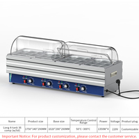 Machine à Oden électrique en acier inoxydable à 36 compartiments et 4 cylindres, avec couvercle et contrôle double zone, pour fondue japonaise traditionnelle, idéale pour les événements de restauration