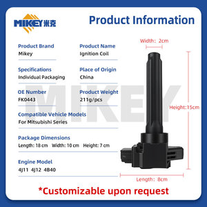 Fabricante 90919-02220 de la bobina de ignición de la calidad de MIKEY para Toyota Camry Corolla RAV 4 AutoPart - Product Image 2