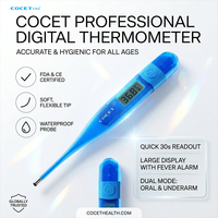 Thermomètre numérique médical portable, étanche, hygiénique, à équilibrage rapide, pour la mesure de la température corporelle