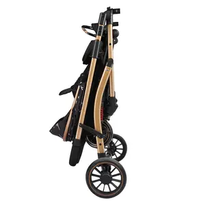 Coche Para Bebes Xe Đẩy Trọng Lượng Nhẹ Xe Đẩy Em Bé Du Lịch Nhỏ Gọn Xe Đẩy Em Bé Hai Chiều Có Thể Gập Lại Một Tay Kèm Đĩa Ăn Tối - Product Image 4