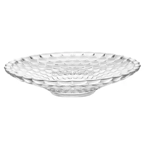 Алп-океан, креативная тарелка для фруктов, прозрачное фруктовое стекло, тарелка для закусок, тарелка для сухофруктов, Круглое стекло