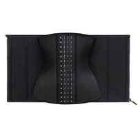 9 os en acier avec 4 crochets Zipper Body Shaper Slimmer Latex Waist Trainer