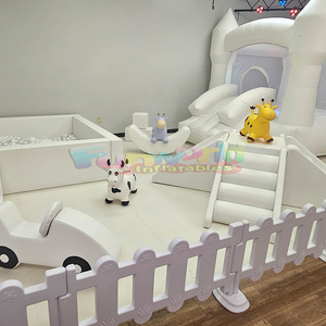 Softplay, parque infantil para interiores, castillo hinchable, Tobogán, equipo de juego suave para niños, bebés, bolas de espuma para uso escolar - Product Image 6