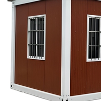Maison Modulaire Conteneurisée à Châssis Acier, Panneaux Acoustiques Isolés, Unité de Co-Logement, Cabine Préfabriquée 40 pieds pour l'Hébergement Urbain en Location