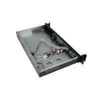 Châssis de serveur informatique à montage en rack 1U à corps court, en stock d'usine, expédition rapide, pour carte mère Mini ITX, boîtier de serveur 1U