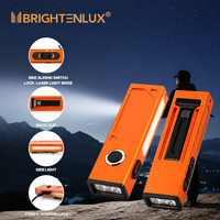 Lampe torche multifonctionnelle Brightenlux EDC 1000LM UV COB avec pointeur laser, magnétique, rechargeable, style stylo, USB-C IP44