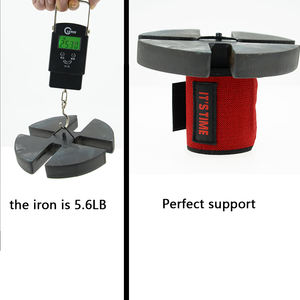 رفوف دعم للمعصم قابلة للتعديل حسب الطلب عالية الجودة من Innstar رفوف دعم ذات ضغط رفع أثقال للألعاب الرياضية رفوف معصم للياقة البدنية - Product Image 4