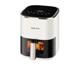 Friteuse à air AUX 5L-6L, four électrique avec revêtement céramique, chauffage 3D, forme ronde, multifonctionnelle, design intelligent - Product Image 6